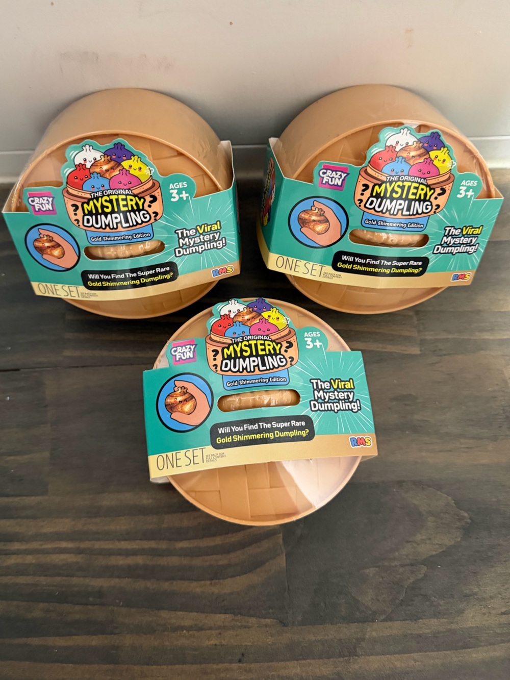NEW 3X Mystery Dumpling - Gold Shimmering Edition